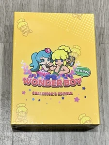 STRICTLY LIMITED WONDER BOY RETURNS COLLECTOR’S EDITION PS4 FACTORY SEALED - Picture 1 of 4