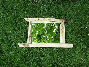 Driftwood Mirror - Wall Mirror - Nautical Mirror - Reclaimed Wood - Recycled - Picture 1 of 5