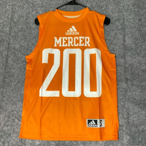 Mercer Bears Adidas Men Tank Top Small Orange Shirt Sleeveless NCAA Football 200 Cover