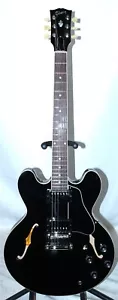 Gibson ES335 Dot Vintage Ebony with Case - Picture 1 of 11