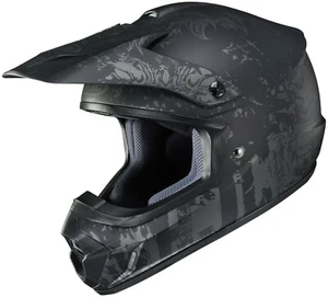 HJC CS-MX2 Motocross Helmet Creeper Gray Black MD Medium ATV CSMX CS-MX II - Picture 1 of 6