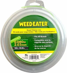 Weed Eater .080" 100 Feet Round String Trimmer Whacker Line 588937905 GreenWorks - Picture 1 of 1
