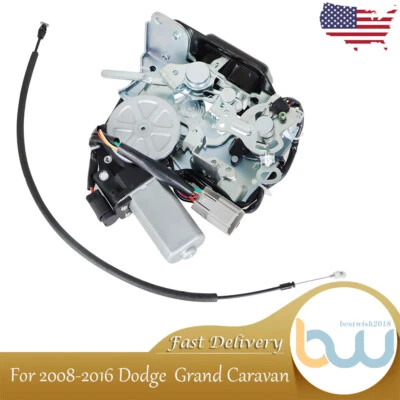 Actuador de bloqueo de puerta trasera con motor para Dodge Grand Caravan Chrysler Jeep 08-16 Foto 1 de 4