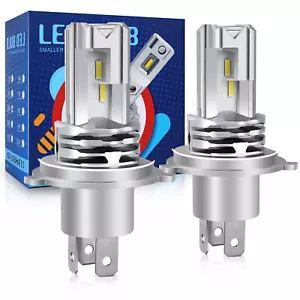 Pair H4 9003 HB2 200W 18000LM LED Headlight High Low Beam Bulb White 6000K Power - Picture 1 of 7