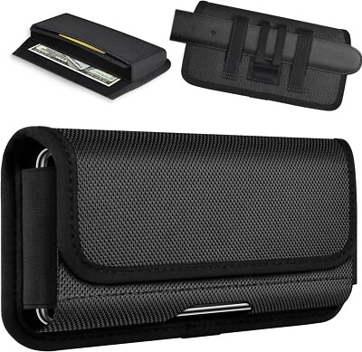 Funda de Cuero para Teléfono Celular Soporte de Cinturón Estuche para Hombres - Image 1 of 4