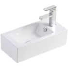 Fienza Linea Right Hand Wall Hung Basin Gloss White 1Th 500Mm X 250Mm Tr4127a