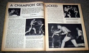 EMILE GRIFFITH 1964 BOXING PICTORIAL WELTERWEIGHT UPSET LOSS TO MANNY GONZALEZ - Picture 1 of 1
