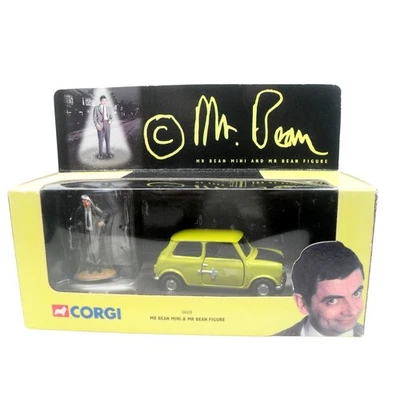 Corgi Classics Mr. Bean Mini and Figure - 2000s Collectible Brand New - Image 1 of 4