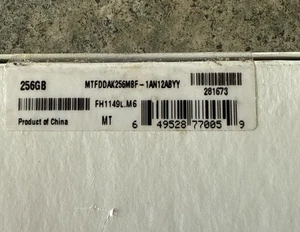 Micron MTFDDAK256MBF-1AN1ZABYY M600-Series 256Mb SATA-6Gbps 2.5-Inch SSD - Afbeelding 1 van 1