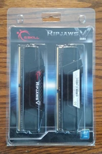 G.SKILL Ripjaws V Series DDR4 RAM 32GB (2x16GB) 3600MT/s CL18-22-22-42 - Zdjęcie 1 z 4