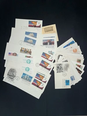 GandG Stamps US First Day of Issue Postal Cards Lot of 70 - Image 1 of 4