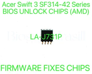 Acer Swift 3 SF314-42 Series, ADMIN NO PASSWORD FIRMWARE BIOS CHIP LA-J731P -AMD - Picture 1 of 1