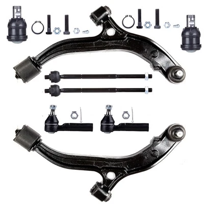 Front Control Arms Tie Rod Ends For Dodge Grand Caravan Plymouth Voyager - Image 1 of 4