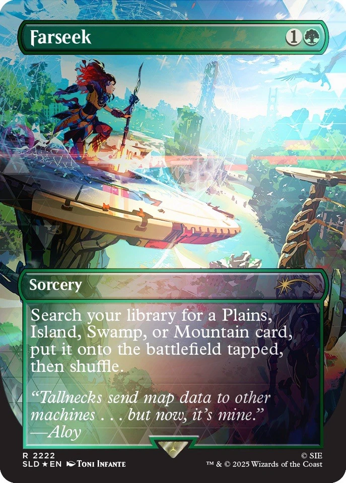 🌟 Farseek FOIL PlayStation 🎮 Horizon SECRET LAIR MTG PRESALE 🌟 - Image 1 of 1