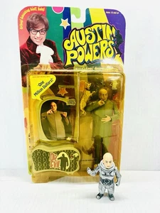 Austin Powers Dr. Evil Figure, Con Mini-Me Figure Lotto Di 2 Giocattoli McFarlane 1999 - Foto 1 di 8