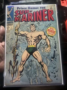 Sub-Mariner #1 1968 Key Issue Origin! Stan Lee! Buscema! - Picture 1 of 5