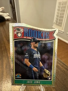 Jace Jung Mojo Die-Cut Rookie OTY Favorites 2025 Bowman Chrome #ROY-8 - Picture 1 of 6