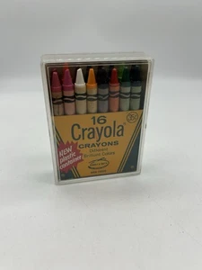 Vintage Binney & Smith 16 Count Crayola Crayons Plastic Case 1D - Picture 1 of 4