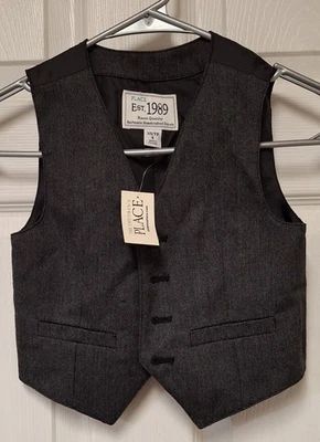 The Children's Place Vest Only Black Size Xs 4 Boys - Image 1 of 3