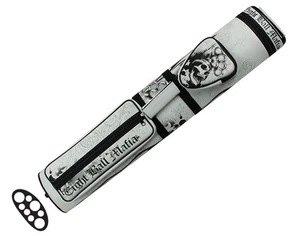 Eight Ball Mafia EBMC35-E 3x5 White Pool/Billiard Hard Cue Case - Skull/Knuckles - Picture 1 of 1
