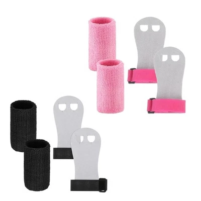 Children Gymnastic Hand Grips Wrist Support Kids Gym Gloves Wrist Band for Sport - image 1 of 4
