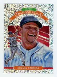 2020 Donruss Optic Miguel Cabrera #11 Diamond Kings White Sparkle SSP Tigers - Picture 1 of 2