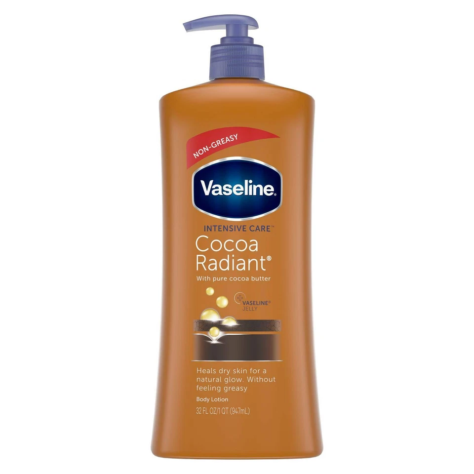 Vaseline Intensive Care Cocoa Radiant Lotion 32 FL Oz 305210142558