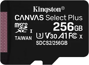 256GB Micro-SD U3 4K Memory Card for Samsung Galaxy A04, A04s, A23, A33, A53 - Picture 1 of 3