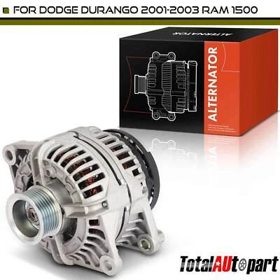 Alternator for Dodge Ram 1500 2500 3500 99-03 136A/117A 12V CW 7-Groove Pulley - Image 1 of 4