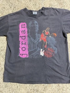 Vintage 90s Michael Jordan Single Stitched Shirt Size XL Salem Tag - Picture 1 of 12