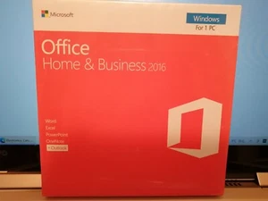 Microsoft Office Home & Business 2016/DVD+PC key card - Picture 1 of 4