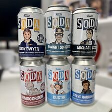 Funko Vinyl SODA - Lot Of 6 Commons - The Office, Stranger Things, Parks and Rec