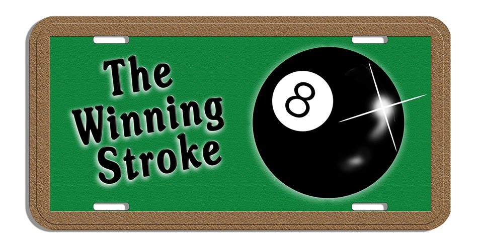 Bola de billar bola de billar matrícula automática personalizar texto nombres regalos hombres damas Foto 1 de 1