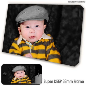 Imagen de foto de mi foto en una impresión de lienzo personalizada A3 enmarcada profunda - Imagen 1 de 5