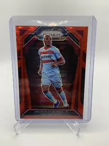 Angelo Ogbonna Red Cracked Ice 2020-21 Panini Prizm EPL Card #191 West Ham Utd - Picture 1 of 2