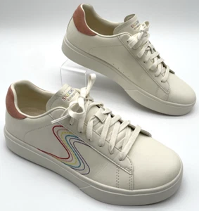 Skechers Court Classics Eden LX-Lined Air-Cooled Memory Foam Sneakers Womens 8 - Picture 1 of 18