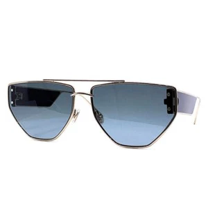 Dior Geometric "Clan 2" Sunglasses w/ Gold Frames & Dark Lenses, NIB! - Picture 1 of 7