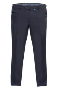 D555 Hombres Max Lado Cintura Ajustable Pantalón en Negro 40A 60 - Imagen 1 de 5