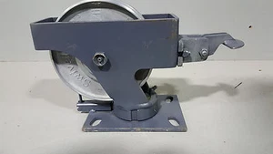 Hamilton 6-1/4" Swivel-eaz 2200lb Dual Wheel Locking Caster Locking Swivel Plate - Picture 1 of 5