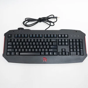 TT Thermaltake eSPORTS Challenger Gaming Keyboard KB-CHL002(Missing 1 Stand) VGC - Picture 1 of 8