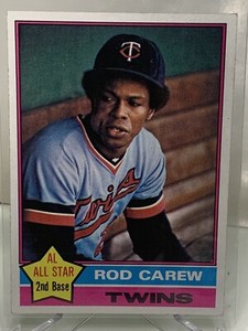 Rod Carew HOF Minnesota Twins 1976 Topps #400 NR MT