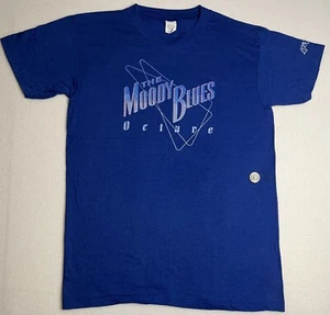 Vintage Moody Blues Octave 1978 Werbe-T-Shirt blau Medium - Bild 1 von 5