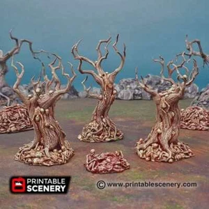 Árboles de sangre - terreno disperso - terreno de mesa de fantasía - Imagen 1 de 9