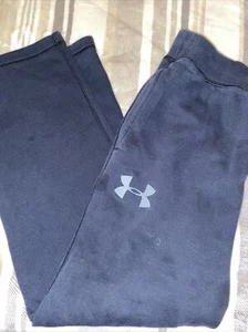 UNDER ARMOUR Loose Sweatpants Men’s MEDIUM Black W/Pockets Super Soft Comfy - Picture 1 of 5