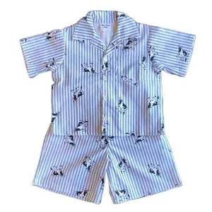 Cows with Stripes - Kinder 2-3 Kleinkind Shirt und Shorts Set - Bild 1 von 2