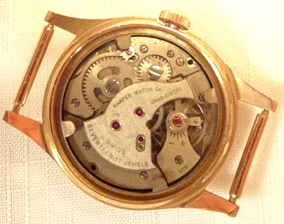 Reloj Pulsera Helbros Movimiento 17J Vintage Hombre Harper Watch Co. Foto 1 de 2