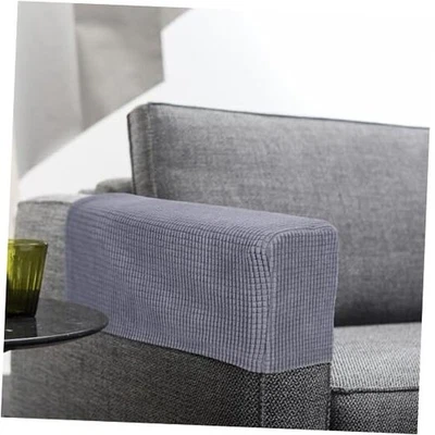  扶手椅扶手保护 2 件套椅子扶手保护通用深灰色 — 第 1/4 张图片