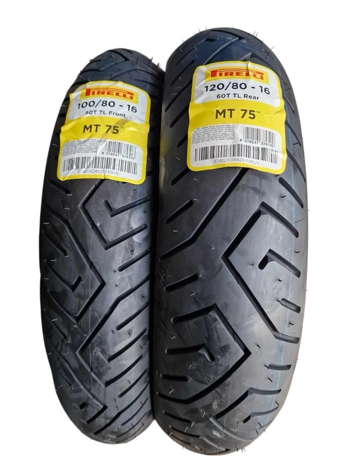 OFFERTA PNEUMATICI GOMME PIRELLI MT75 100/80-16 E 120/80-16 DOT 24/25 PER SH 125 - Immagine 1 di 1