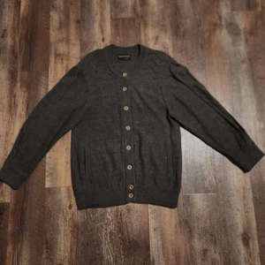 Geiger Women's Sweater Cardigan Size 40 made in Austria Green Knit Wool Mohair - Picture 1 of 10