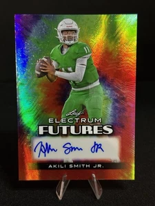 2024 Leaf Electrum Tie-Dye Akili Smith Jr. Auto /25 #FA-ASJ - Picture 1 of 2